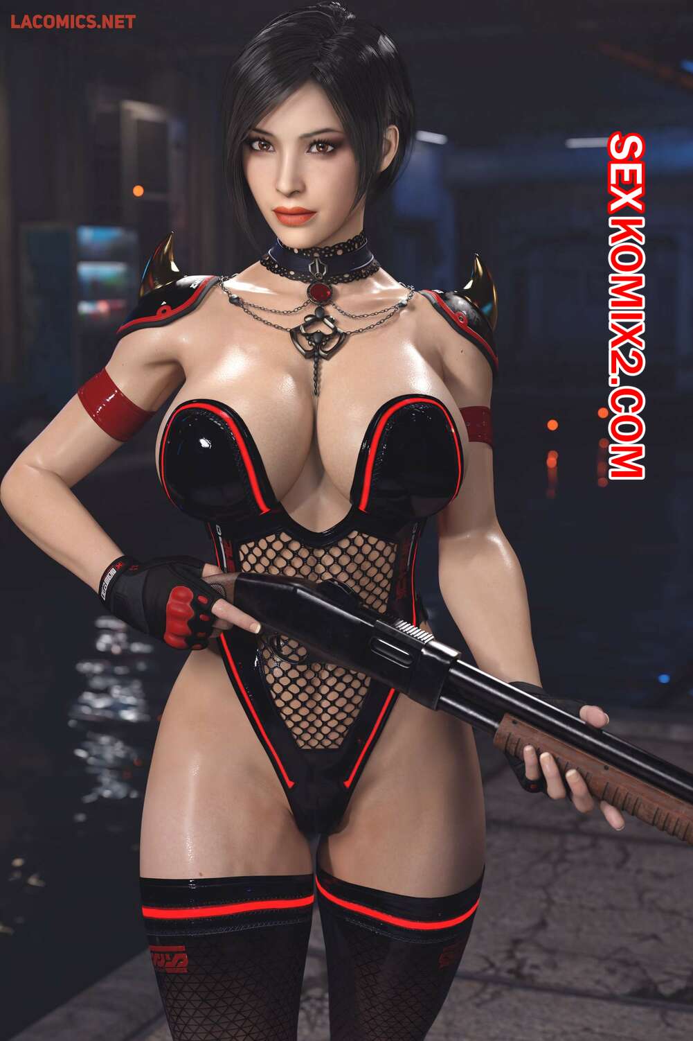 Порно комикс Ada Wong. TB25