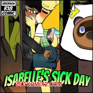 Порно комикс Animal Crossing. Больной день Изабель. Isabelles Sick Day. Error404unk0wn.
