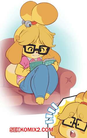 Порно комикс Animal Crossing. Подарок Изабель. Isabelles Gift. Knuxxxy