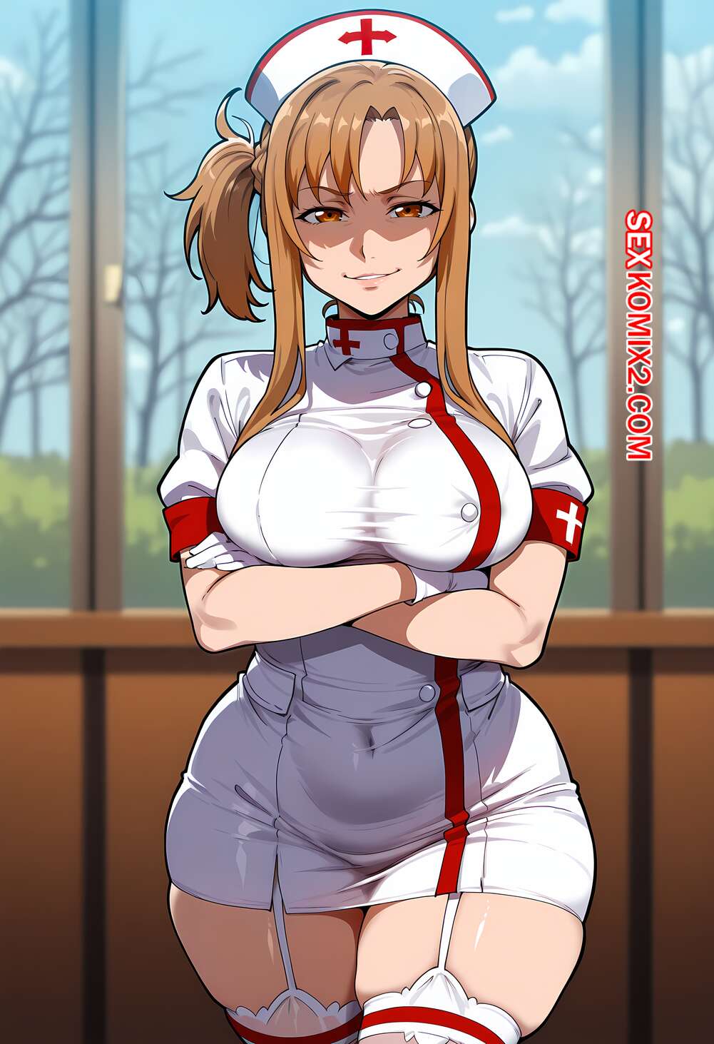 Порно комикс Asuna Yuuki 2. Floxin