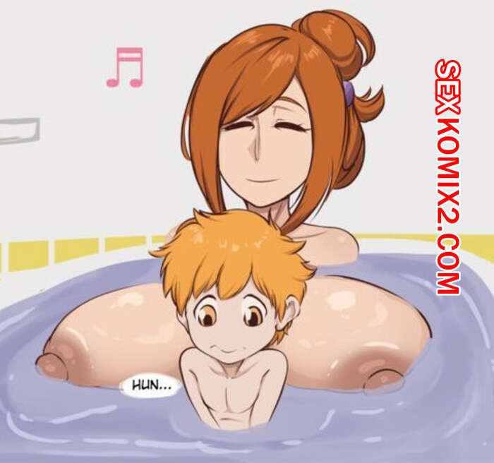 Порно комикс Bleach. Орихиме и Казуи. Время купаться. Orihime x Kazui. Bath time. LEDO.