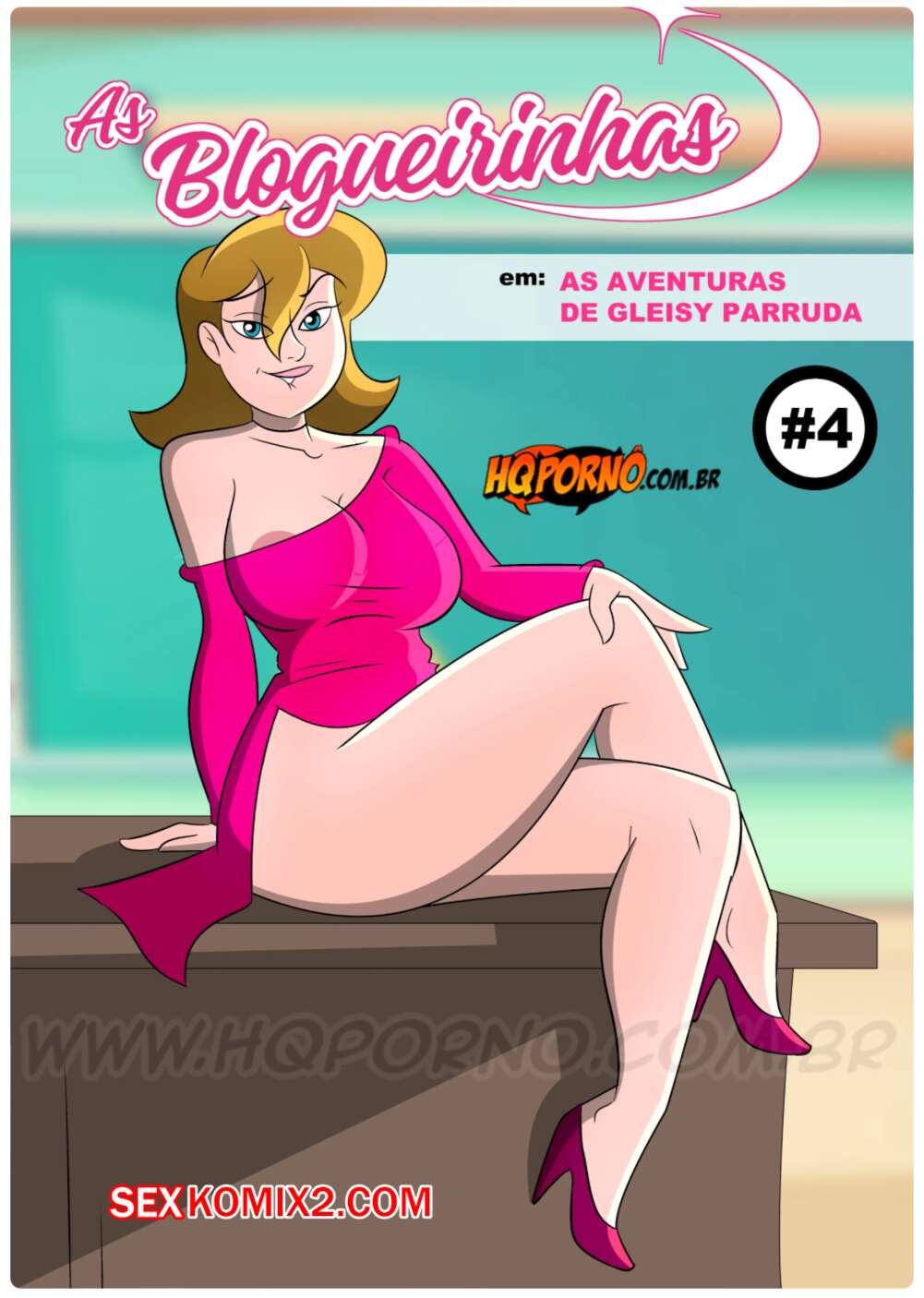 Порно комикс Блоггеры. Часть 4. As Blogueirinhas. HQPorno