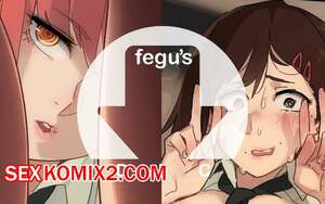 Порно комикс Chainsaw Man. Кобейн и Макима