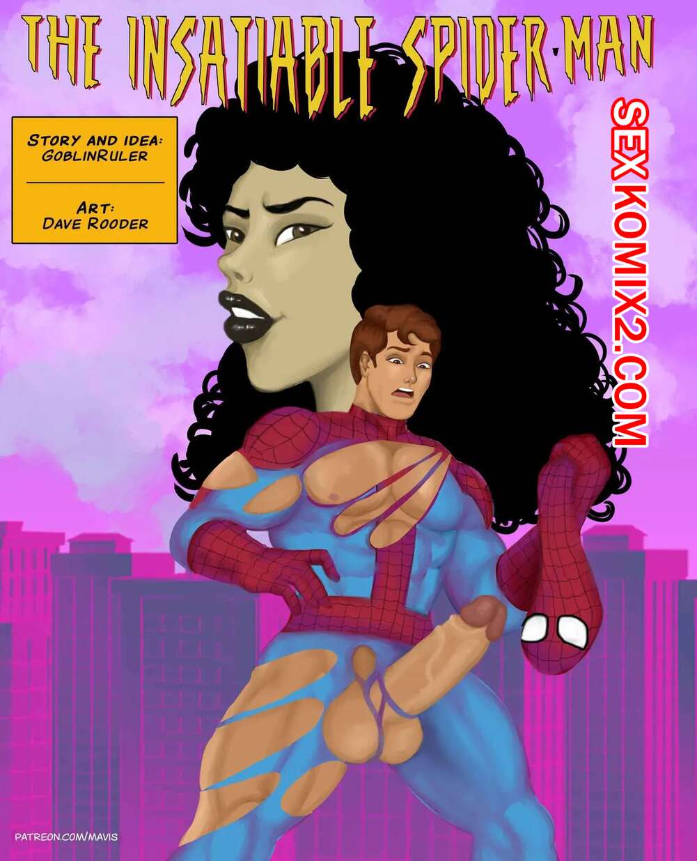 Порно комикс Человек Паук. Ненасытный Человек Паук. The Insatiable Spider Man. Mavis Roode