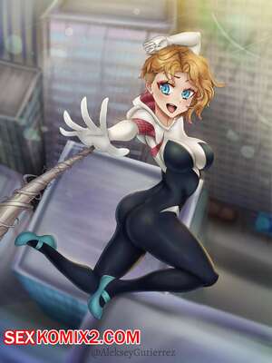 Порно комикс Человек Паук. Спайдер Гвен трахает паучью вселенную. Aleksey Gutierrez.