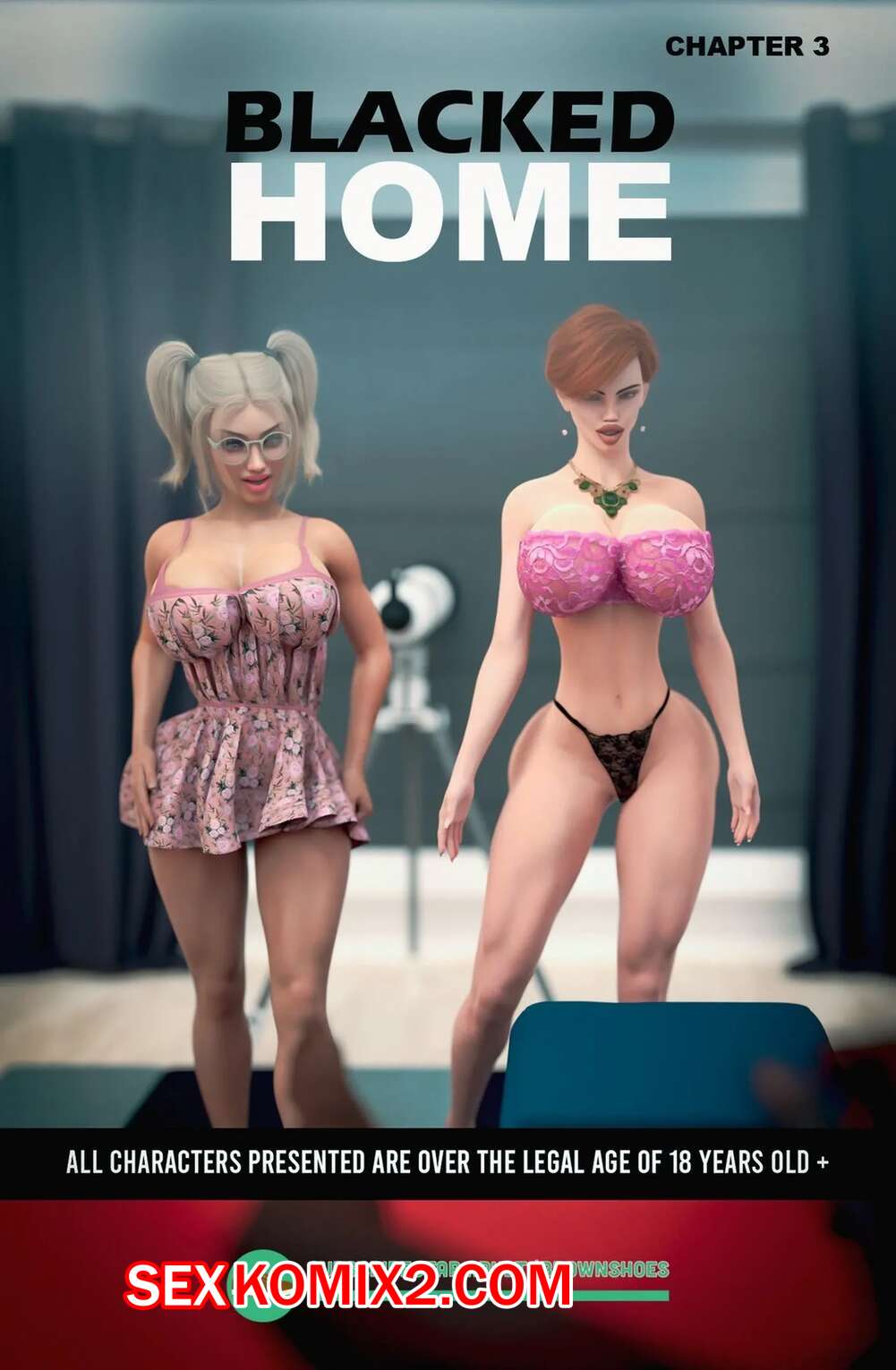 Порно комикс Черный дом. Часть 3. Blacked Home. Brown Shoes