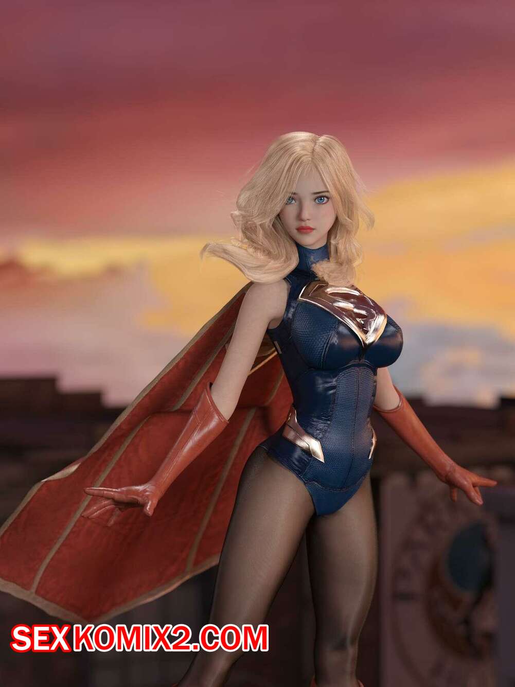 Порно комикс DC Comics. Супергеройская мечта. Часть 1. SmallFlyingRat