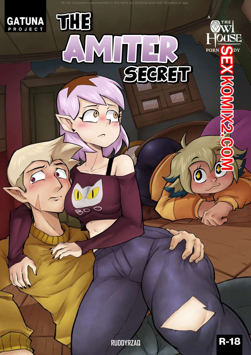 Порно комикс Дом Совы. Секрет Амитера. The Amiter Secret. RUDDYRZAQ.