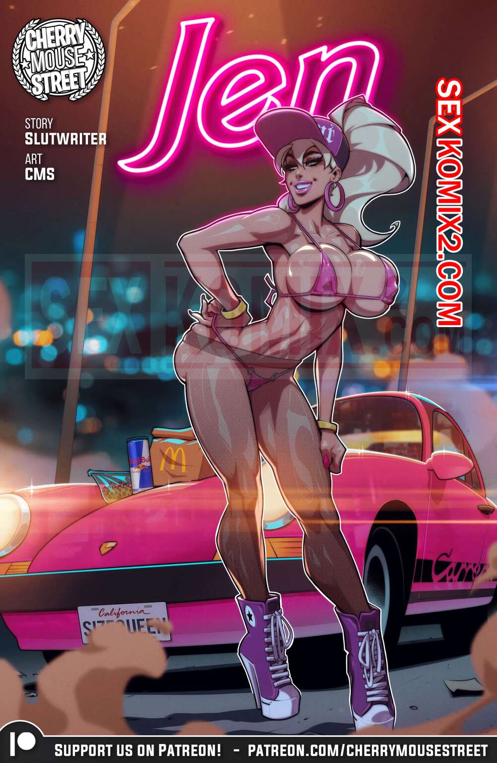 Порно комикс Джен. Jen. Cherry Mouse Street. SlutWriter