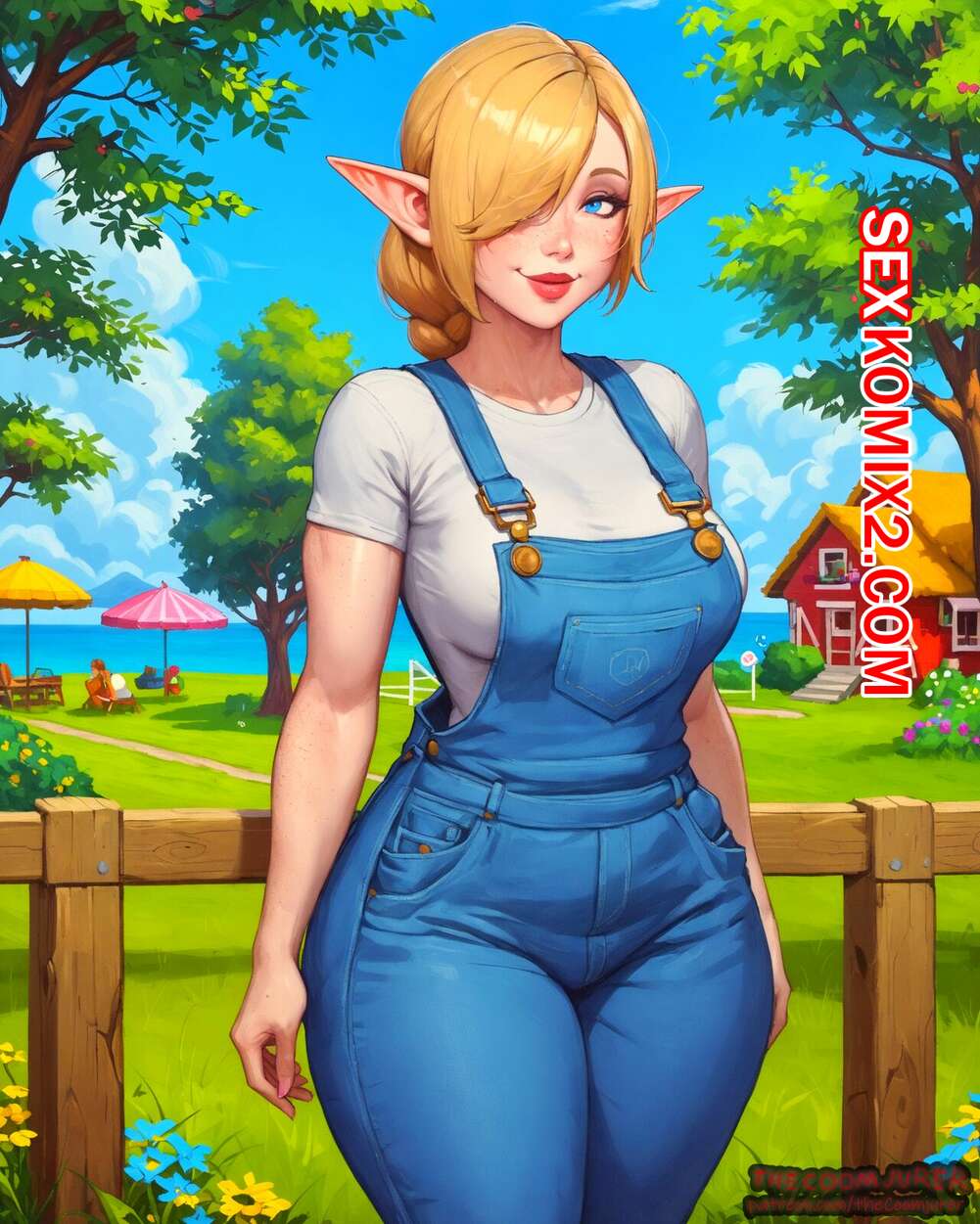 Порно комикс Elf Milf. TheCoomjurer. AI Generated.