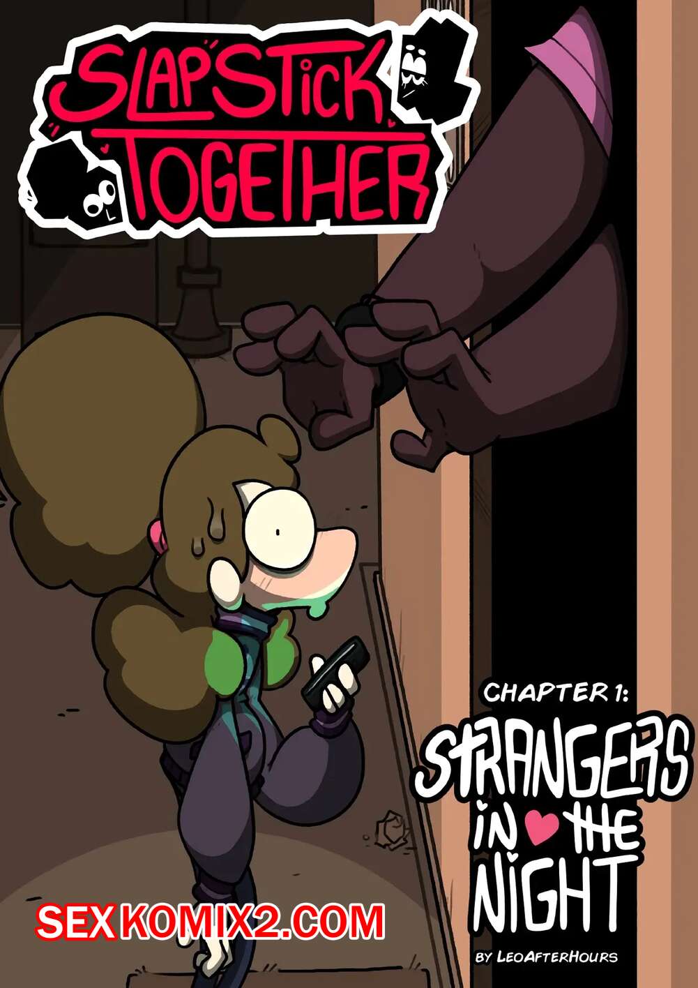 Порно комикс Фарс вместе с незнакомцами в ночи. Slapstick together strangers in the night