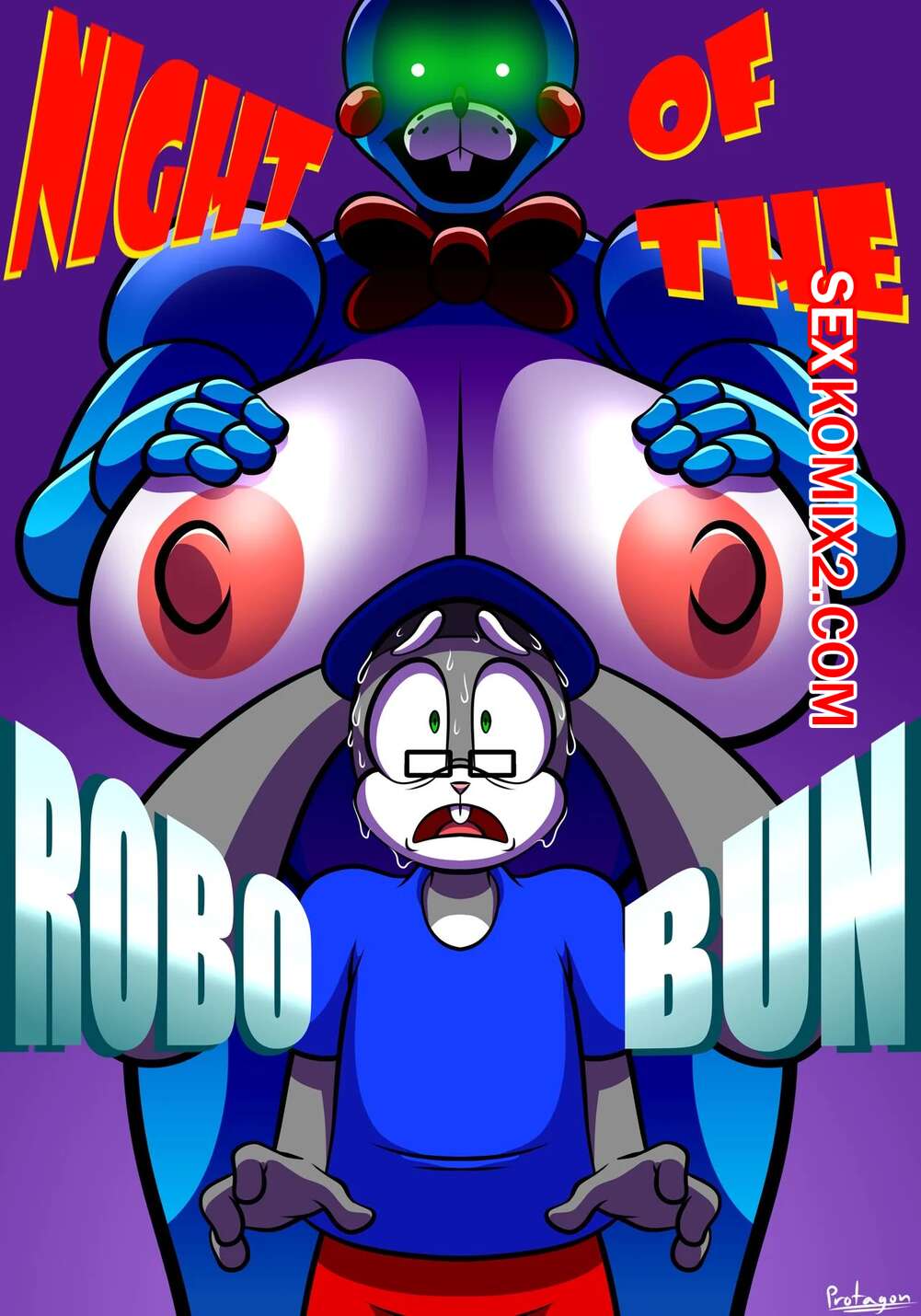 Порно комикс FNaF. Ночь Робобулочки. Night of the Robo Bun. Protagon