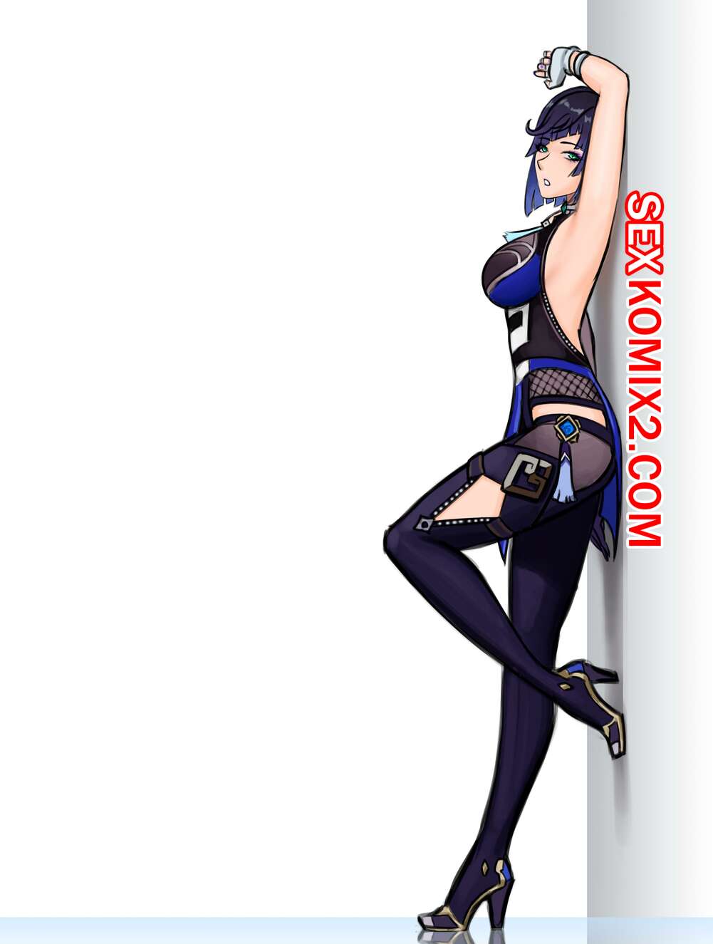 Порно комикс Genshin Impact. Благодарность от Е Лань. Часть 2. Red Rook