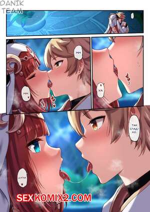 Порно комикс Genshin Impact. Итэр и Нилу. Часть 2. Aether and Nilou. Daidailong