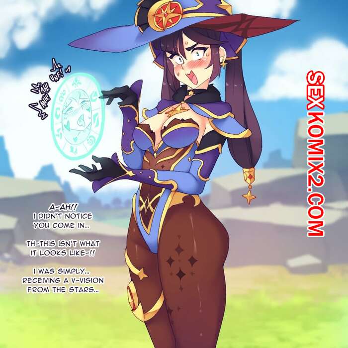 Порно комикс Genshin Impact. Mona. rtil