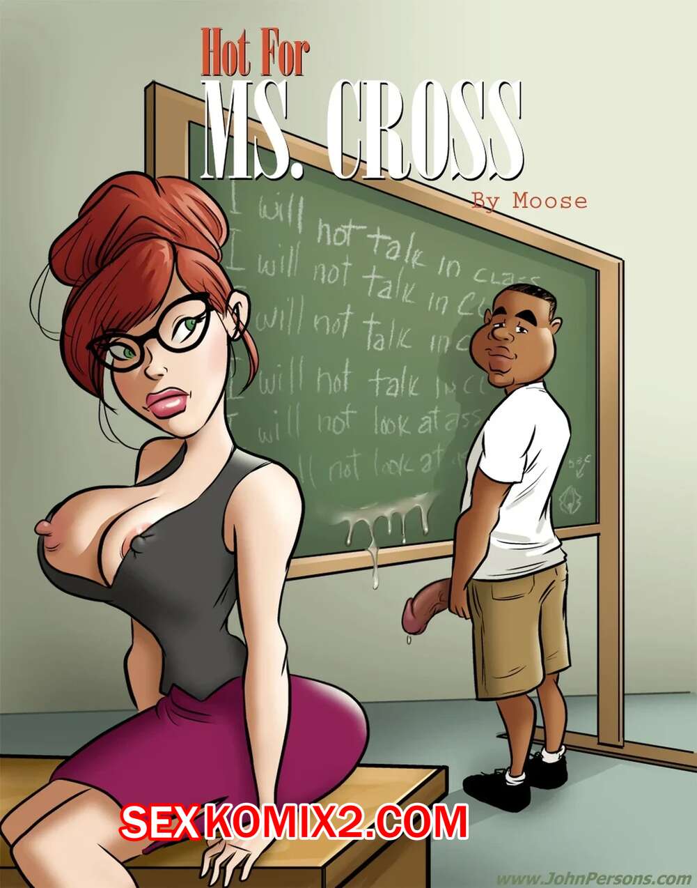 Порно комикс Горячо для миссис Кросс. Часть 1. Hot for Mrs. Cross. DirtyComics