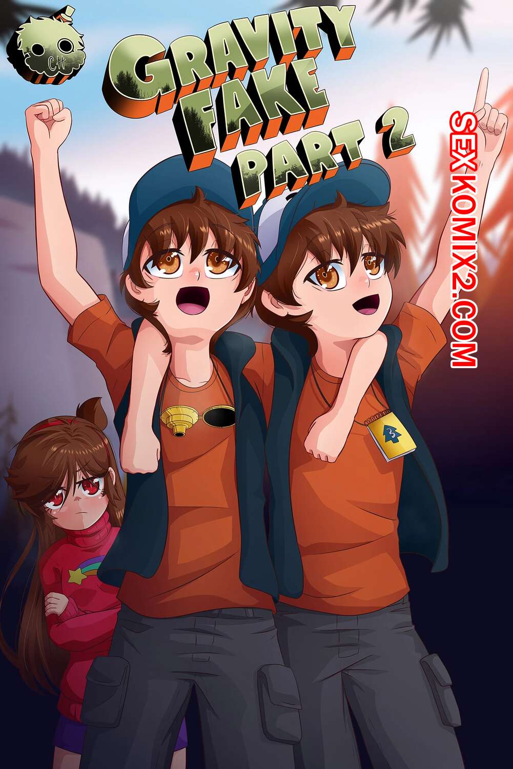 Порно комикс Gravity Falls. Подделка. Часть 2. Gravity Fake. El Chasconsito