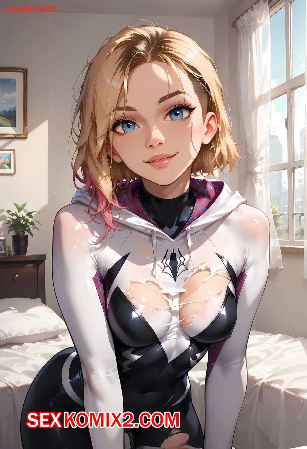 Порно комикс Gwen Stacy. Spider Verse Films. Animeiris