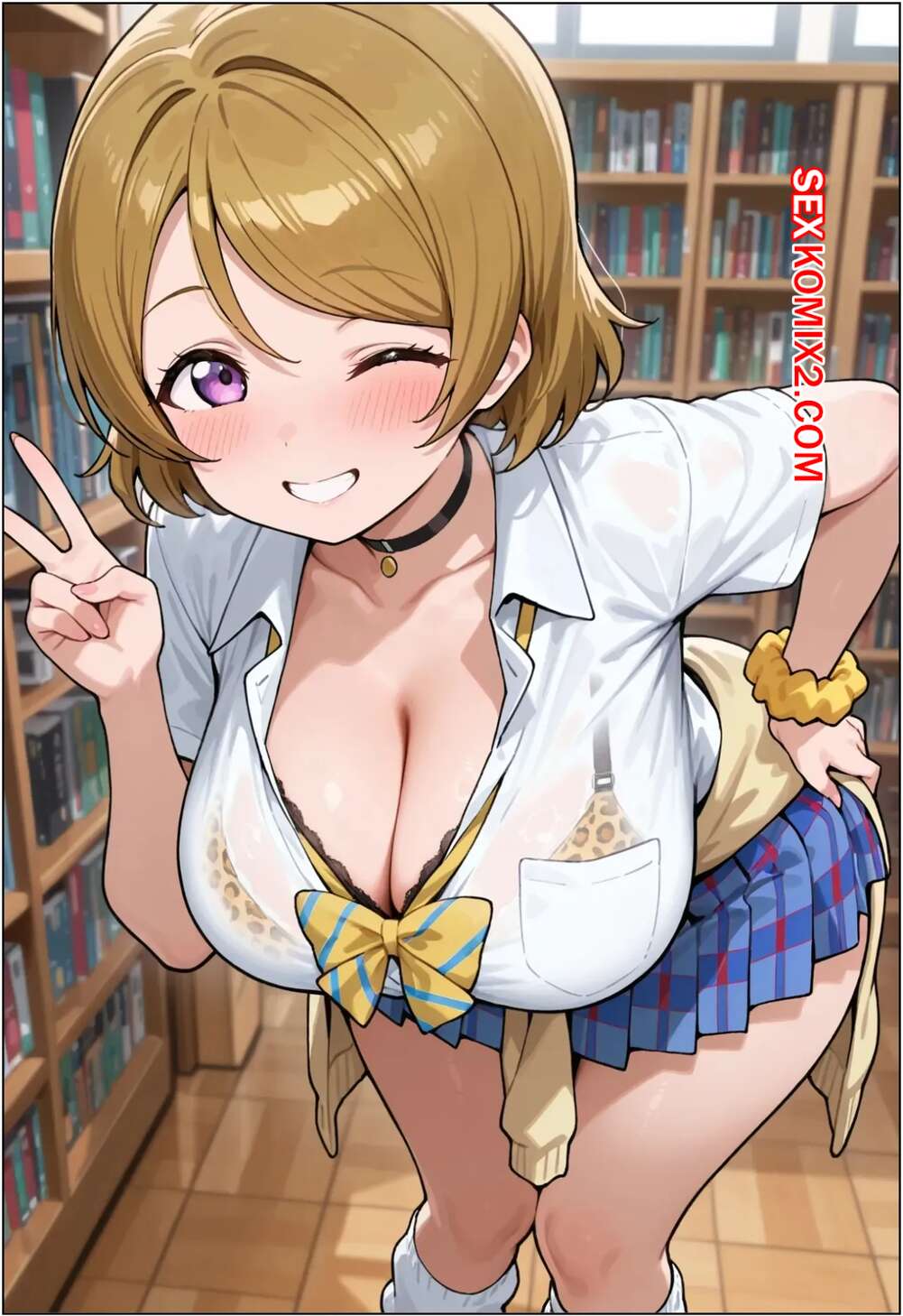 Порно комикс Hanayo Koizumi