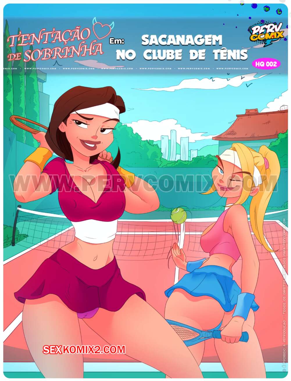 Порно комикс Искушение племянницы. Часть 2. Tentacao de sobrinha. PervComix