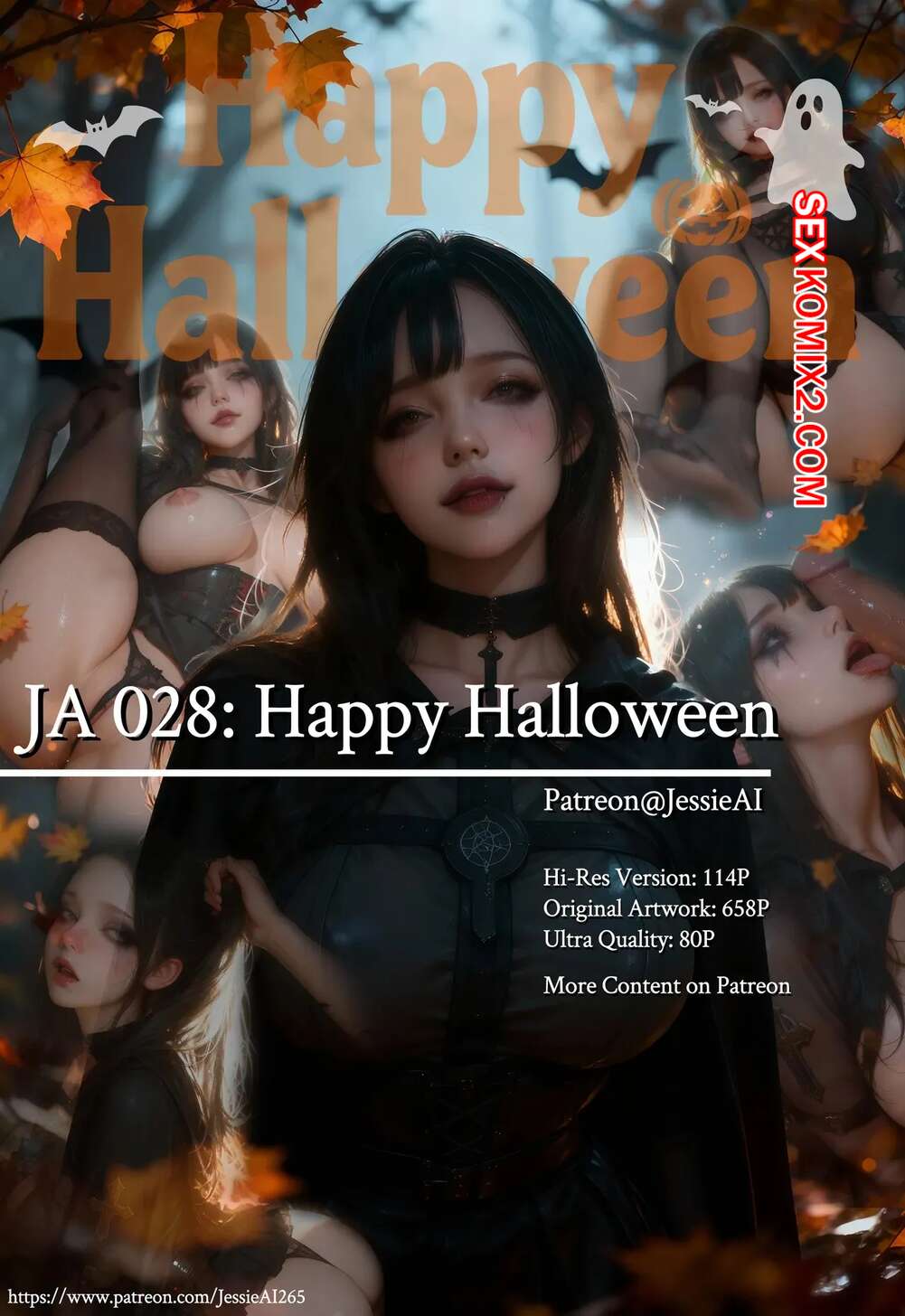 Порно комикс JA028. Happy Halloween. Jessie AI