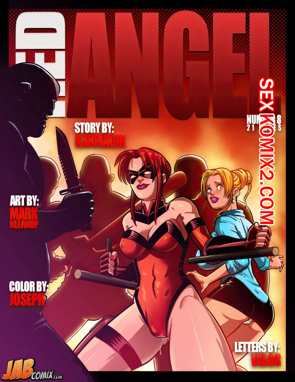 Порно комикс Красный Ангел .Часть 8. Red Angel. JABComix