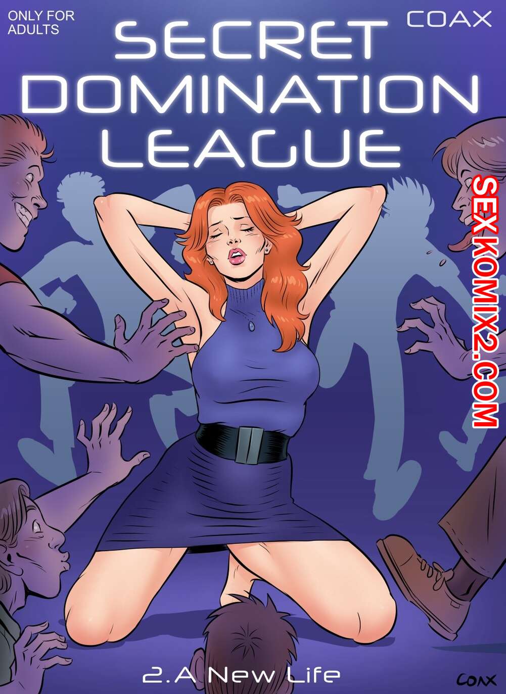 Порно комикс Лига тайного господства. Часть 2. Coax. Англ.
