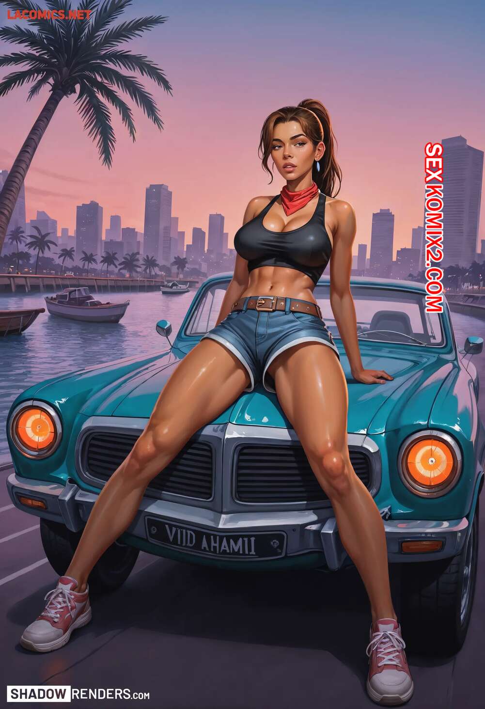 Порно комикс Lucia. Feel the GTA VIbe. Shadow Renders