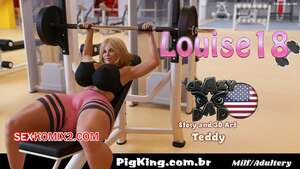 Порно комикс Луиза. Часть 18. CrazyDad3D