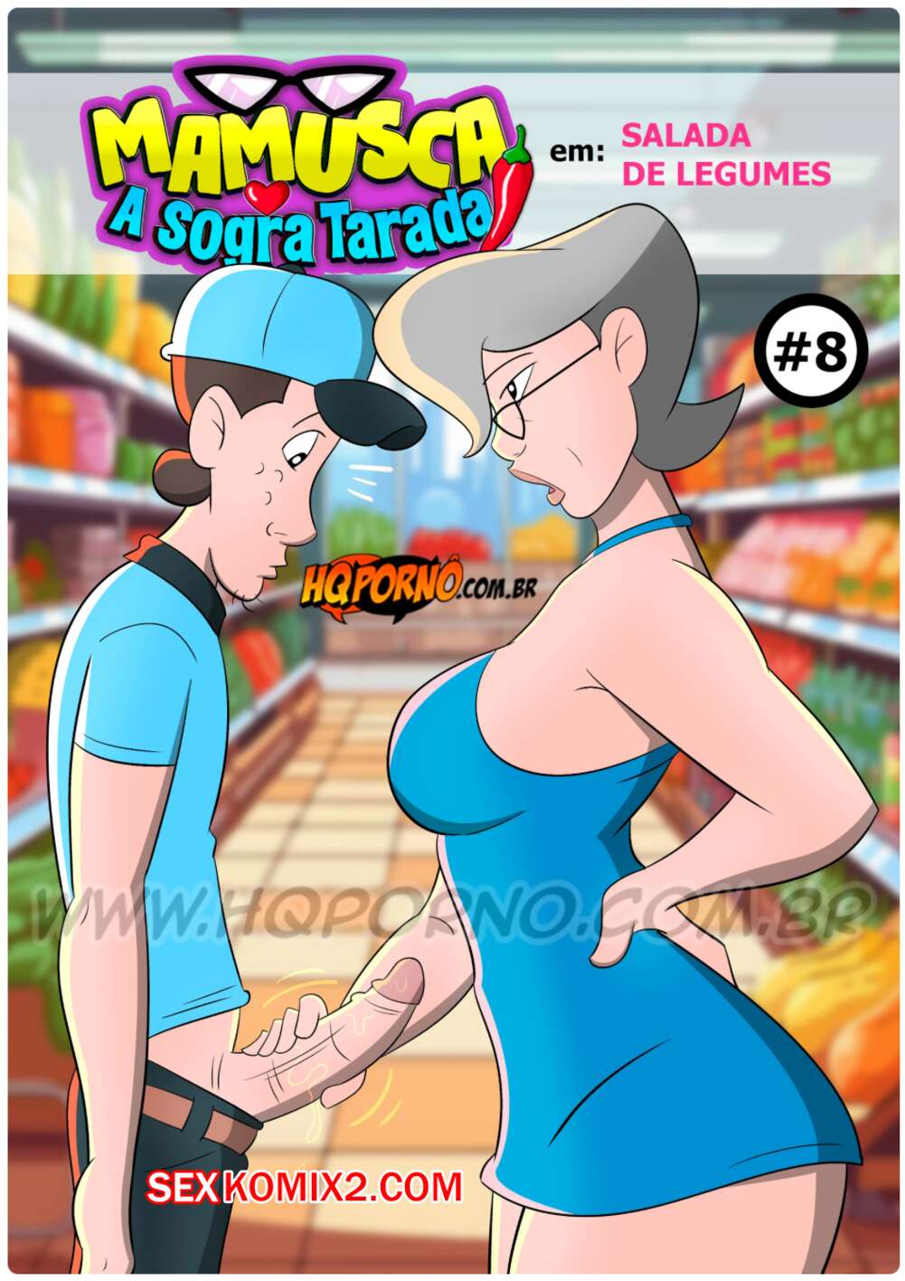 Порно комикс Мамуска, возбужденная свекровь. Часть 8. HQPorno