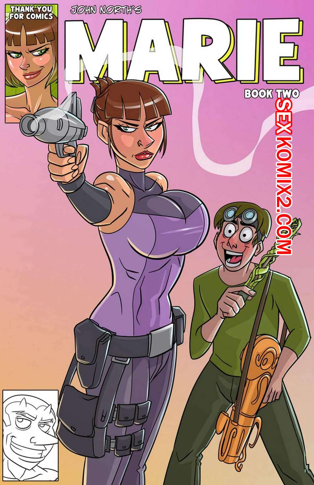 Порно комикс Мария. Часть 2. Marie. John North