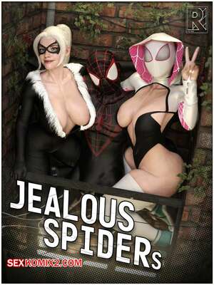 Порно комикс Marvel. Ревнивый Паук. Jealous Spider. rro.lled