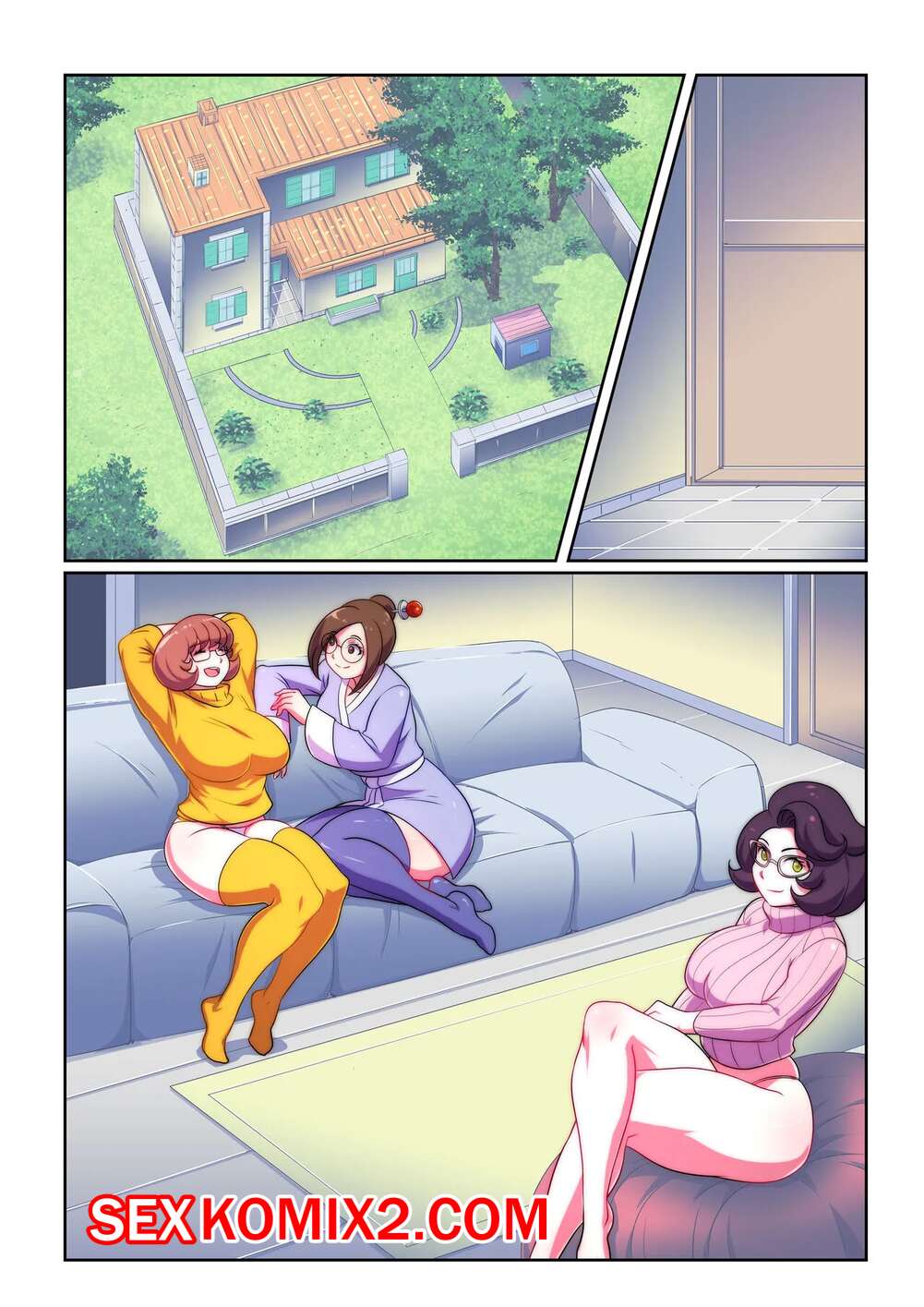 Порно комикс Мей, Велма и Вики1 Mei, Velma, Wicke. Bokuman.