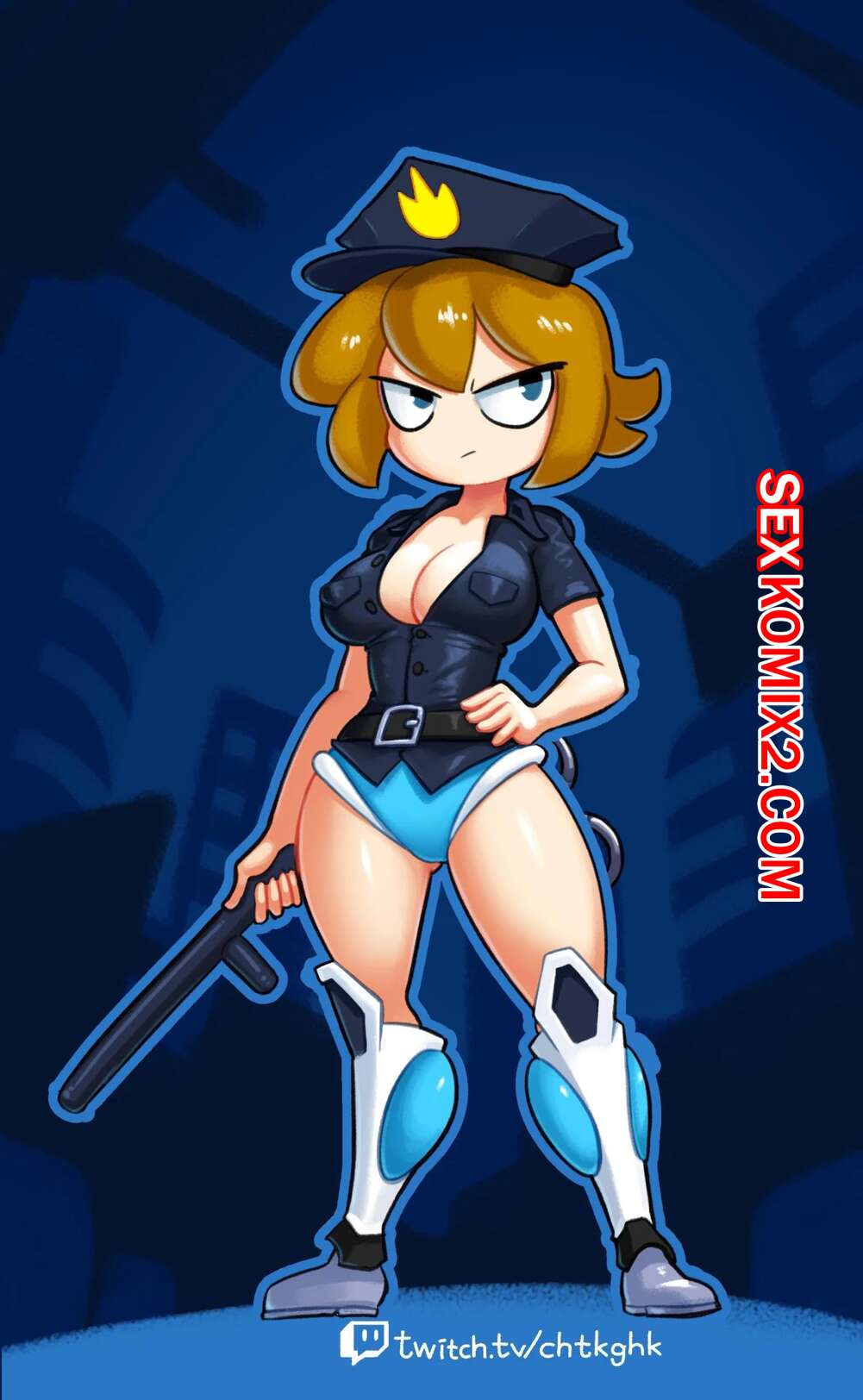 Порно комикс Mighty Switch Force. Арты. Minus8