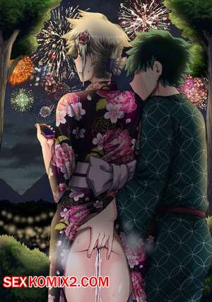 Порно комикс Моя гаремная академия. Часть 7. Летние каникулы с мамой Бакуго 2. Juna Juna Juice