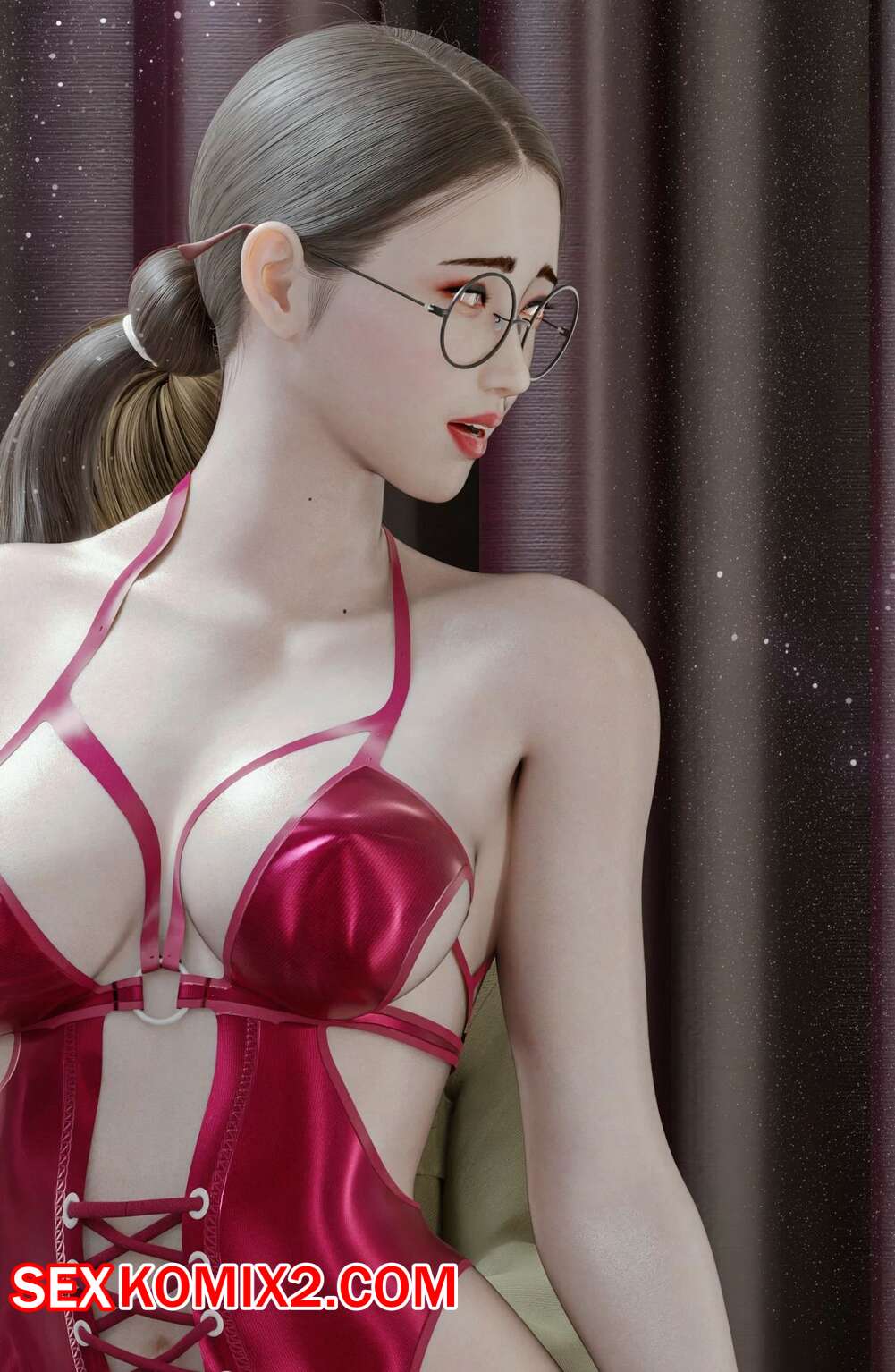 Порно комикс Моя соседская вдова. Часть 5. My Neighbors Widow. Rose Blue 3D.