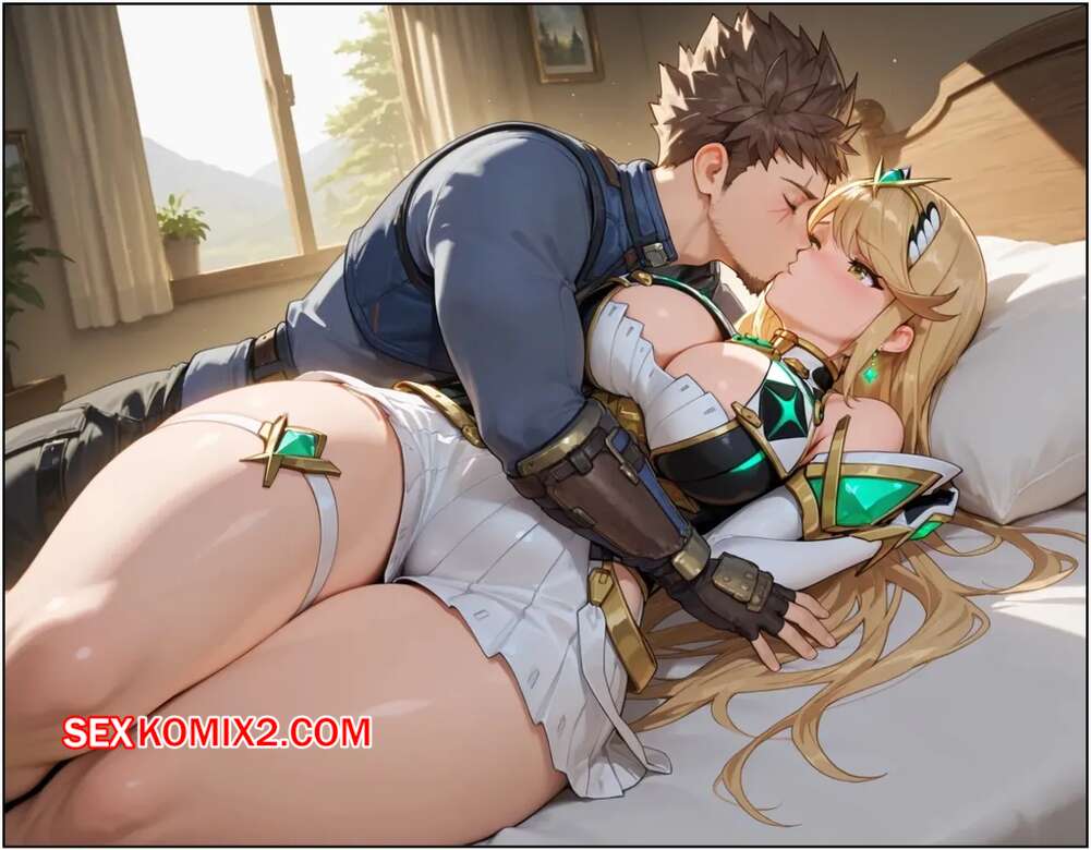 Порно комикс Mythra x Rex. Loratta