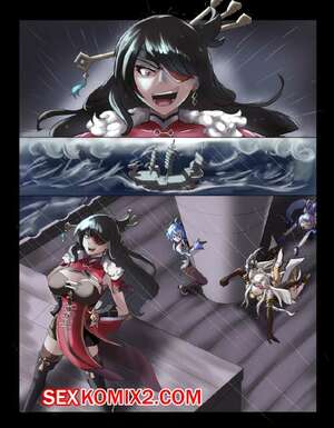 Порно комикс Нин Гуан и Бэй Доу. Ning Guang and Bei Dou