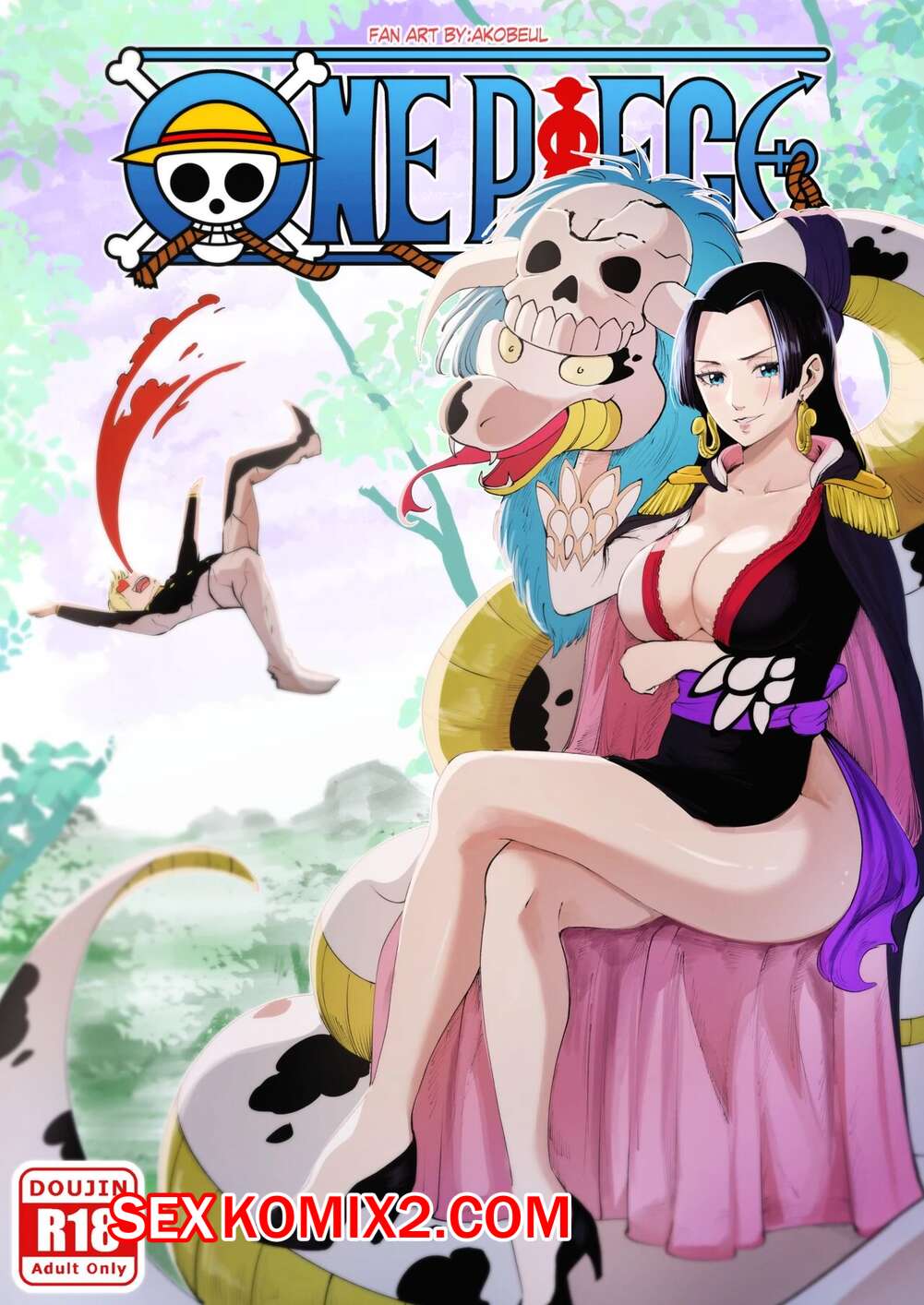 Порно комикс One Piece. BWHOA. TSFSINGULARITY