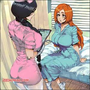 Порно комикс Orihime Visits Unohana. Gudio gudio