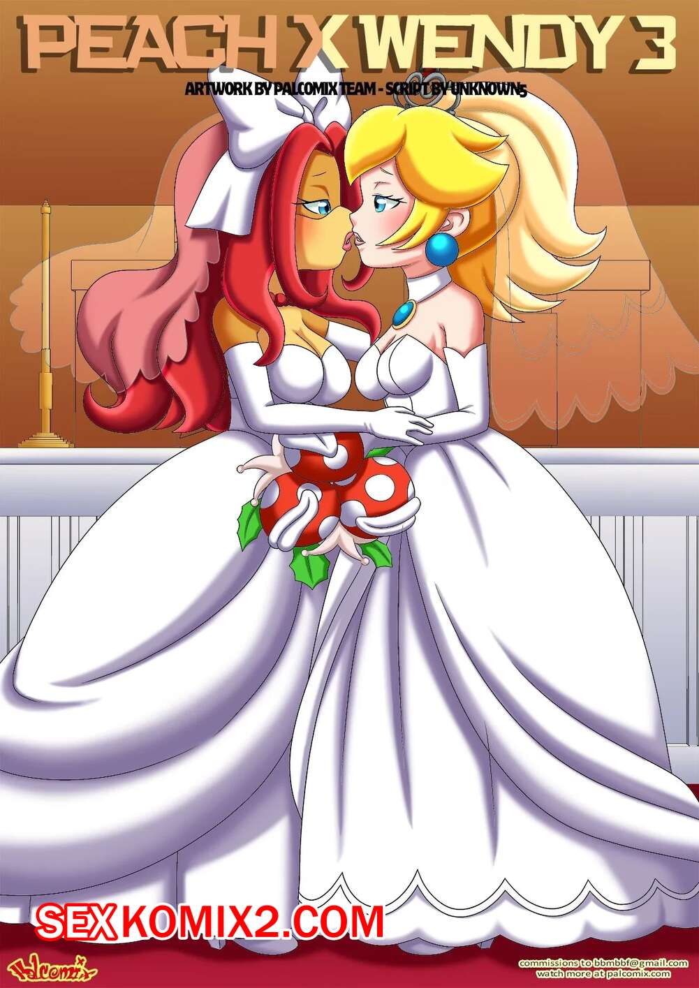 Порно комикс Пич и Венди. Часть 3. Peach X Wendy. Palcomix