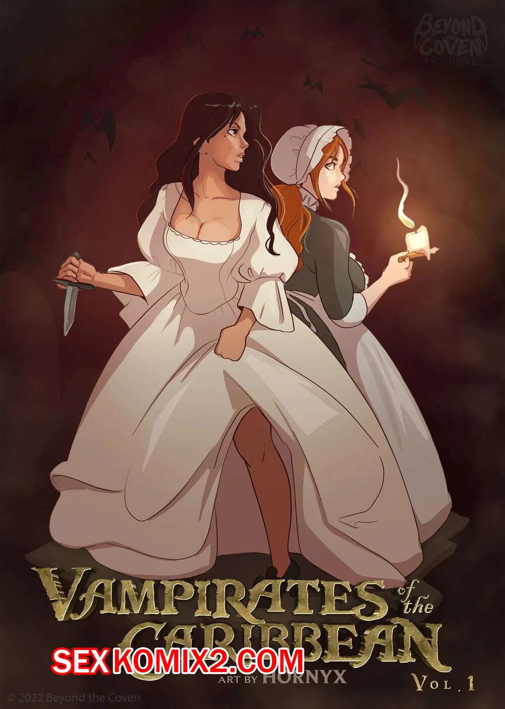 Порно комикс Пираты вампиры Карибского моря. Vampirates of the Caribbean. Hornyx.