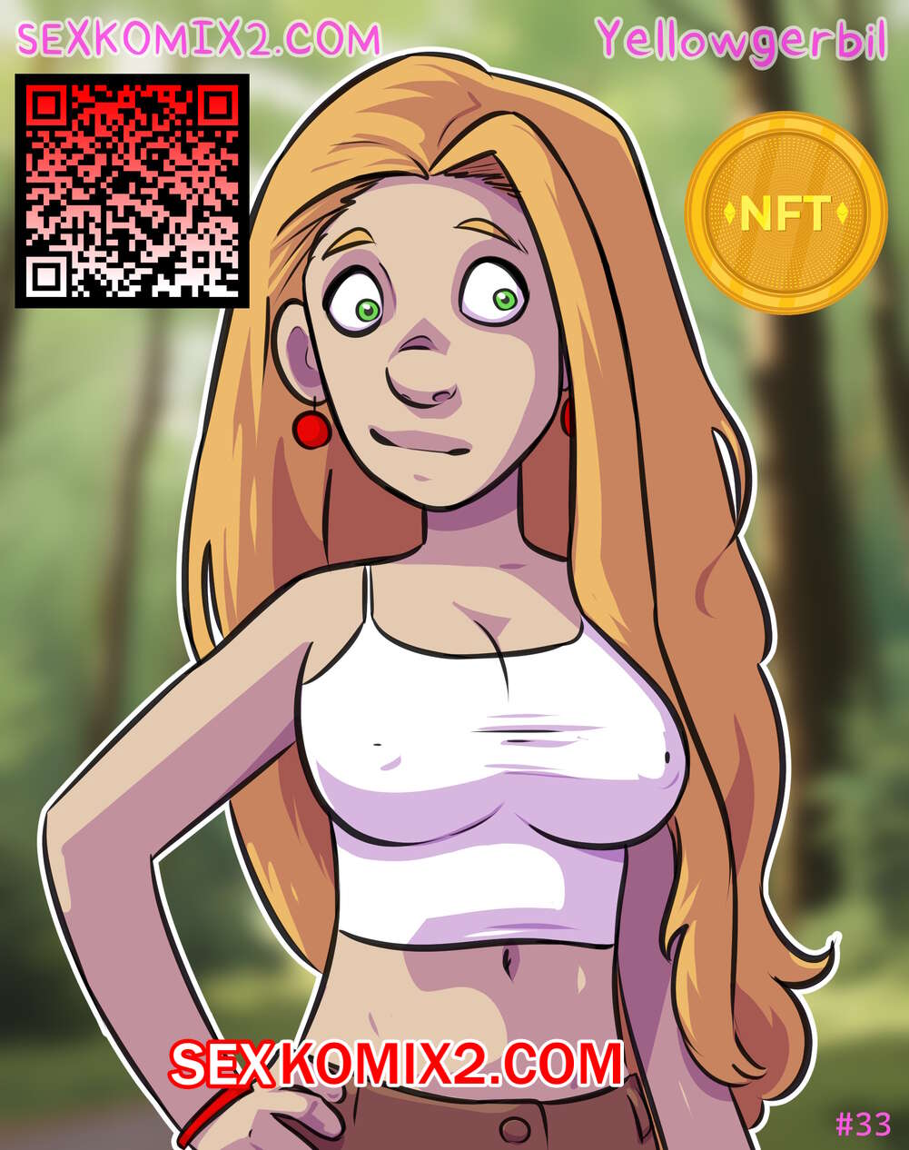 Порно комикс Порно NFT Anastasia. 33. artist Yellowgerbil. universe Yellowgerbil.