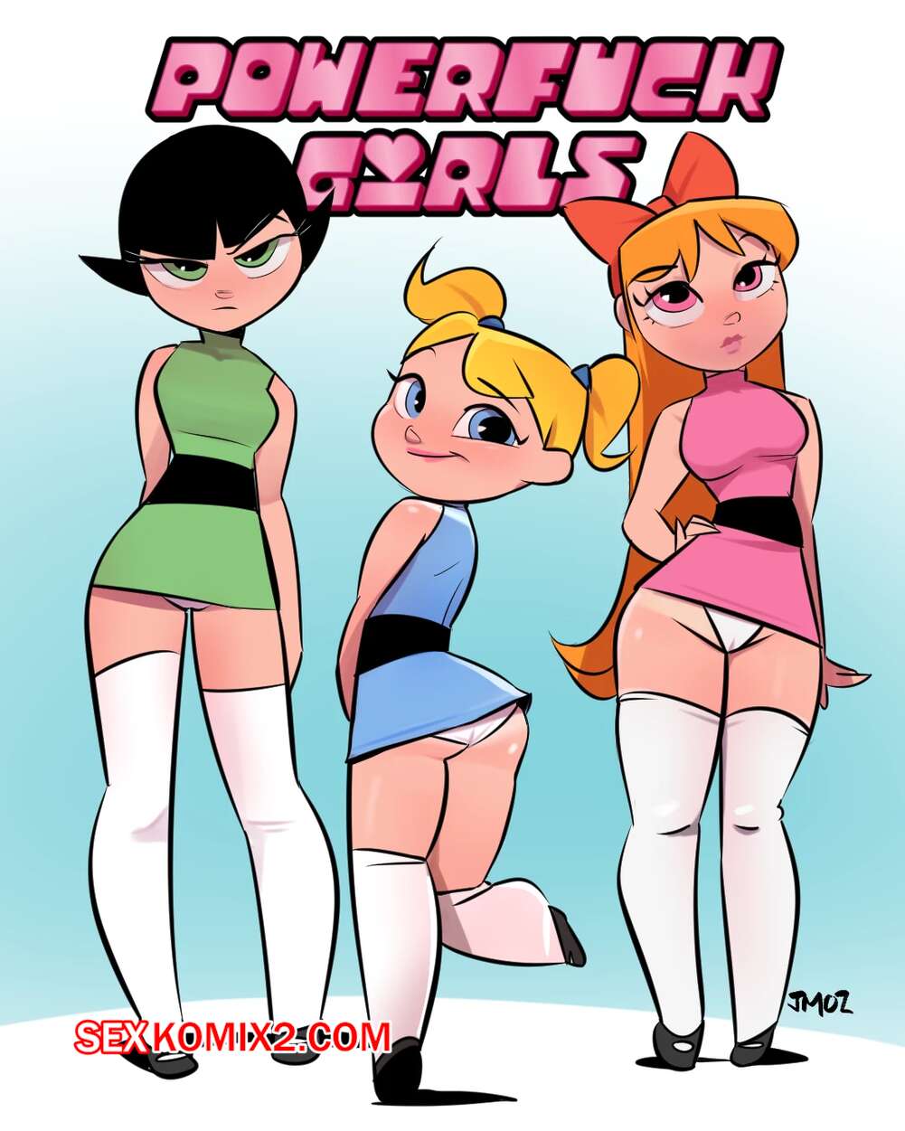 Порно комикс Powerfuck Girls. Jmoz