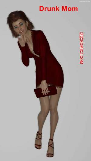 Порно комикс Пьяная мама. Drunk Mom. VGer