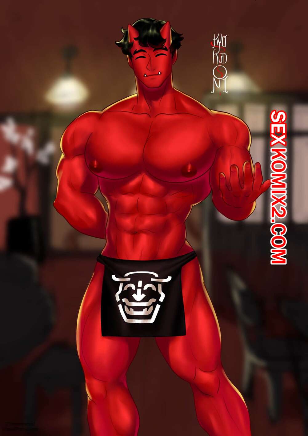 Порно комикс Ресторан.