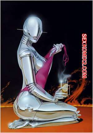 Порно комикс Роботы с сиськими. Hajime Sorayama