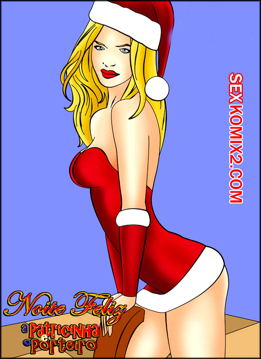 Порно комикс Счастливая ночь с возбужденной блондинкой