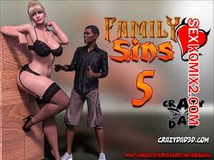 Порно комикс Семейка грехов. Часть 5. Family Sins. CrazyDad3D