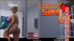 Порно комикс Семейка грехов. Часть 63. Family Sins. CrazyDad3D